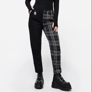 NBW Disturbia High Waisted Split Tapered Pants Size 4